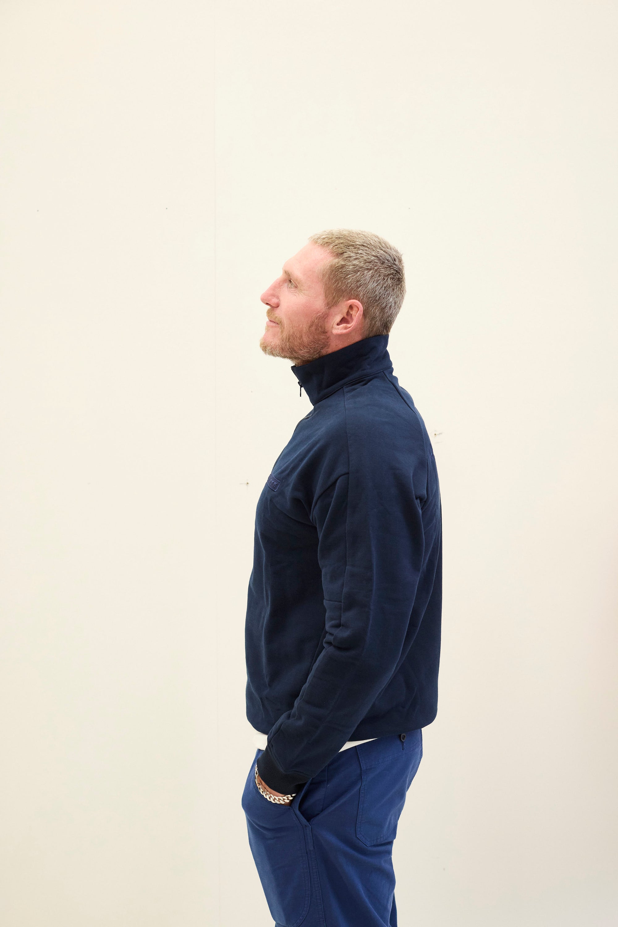 Radcliffe Quarter-Zip — Blue