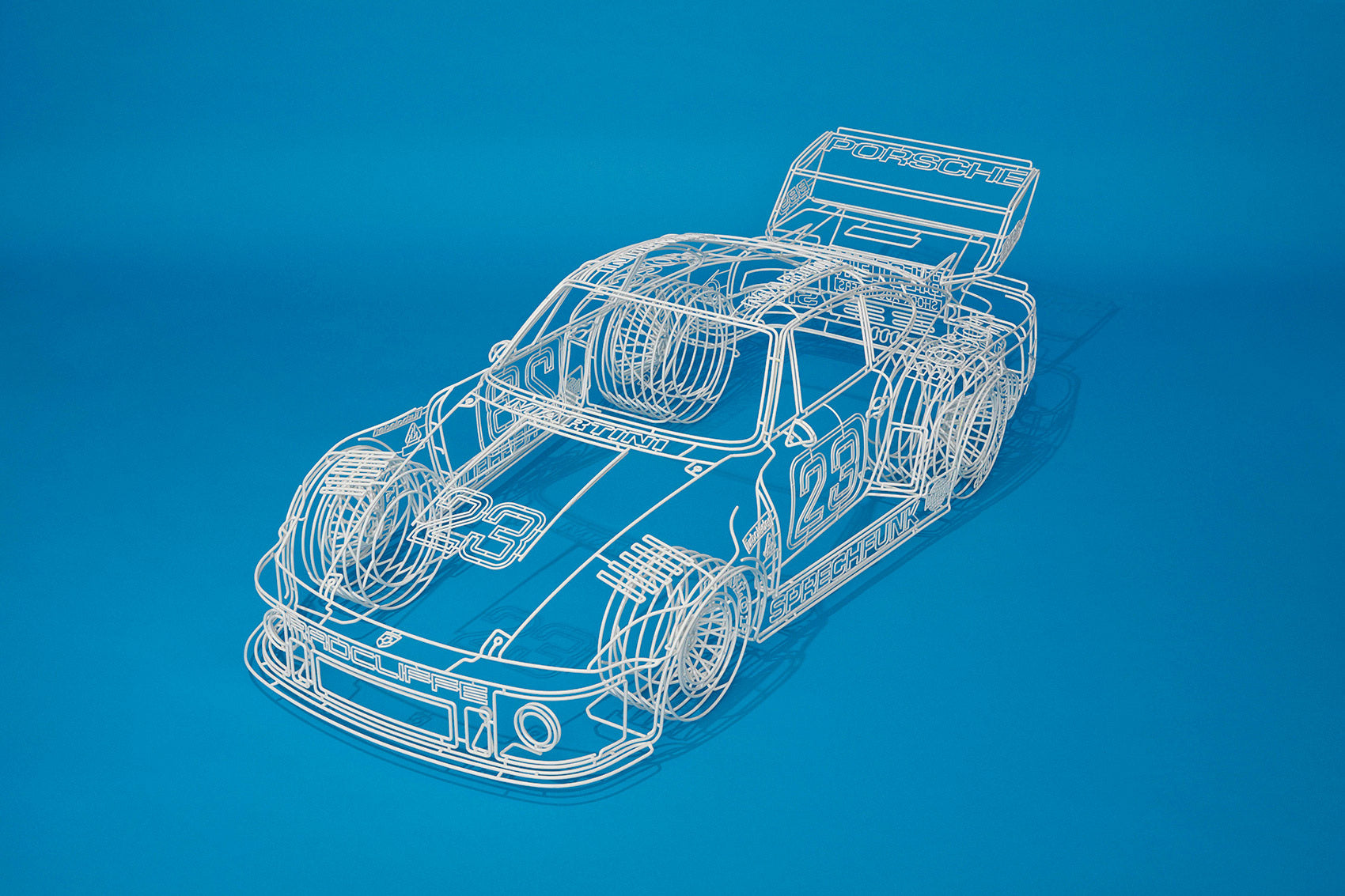 Porsche 935 Print A3