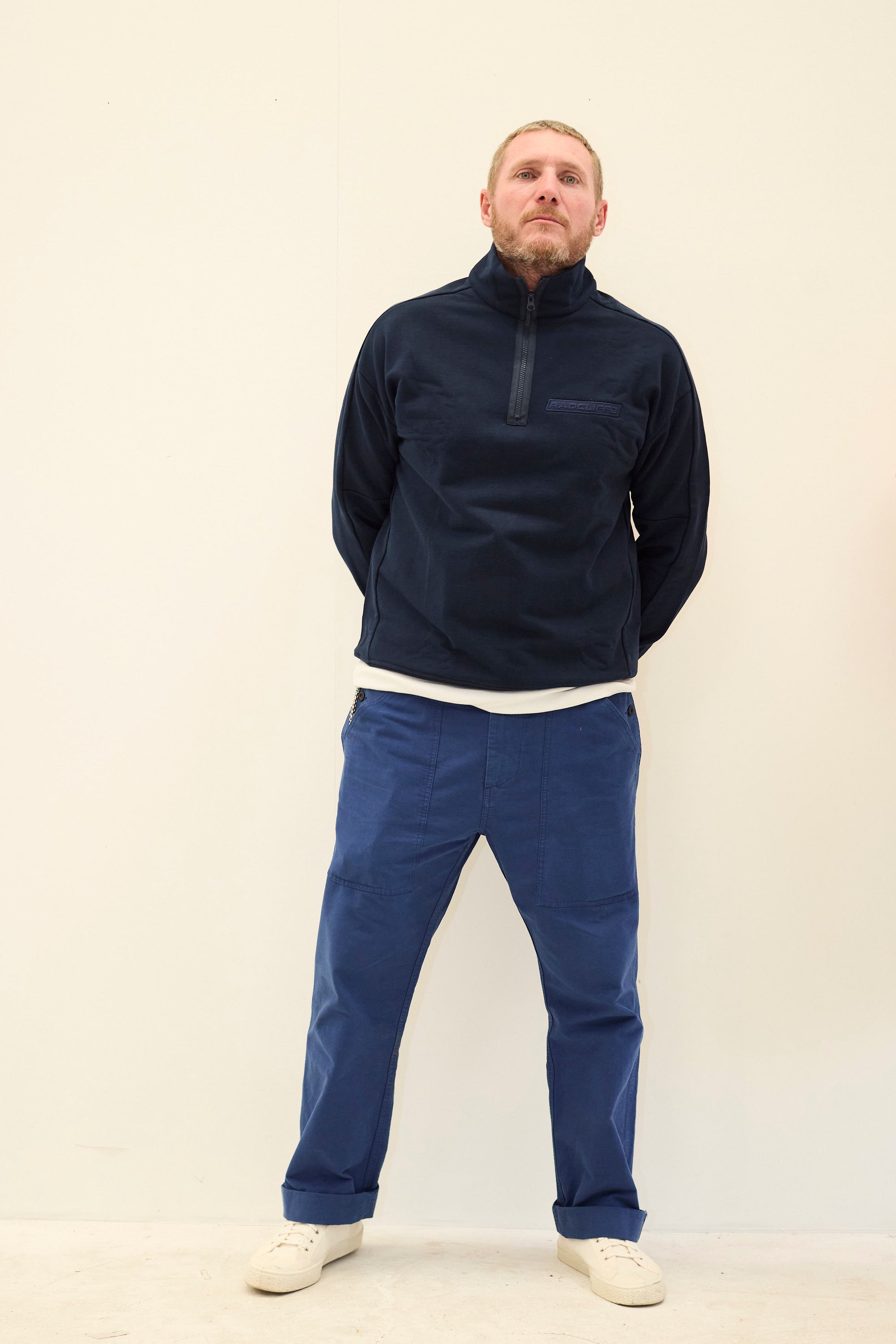 Radcliffe Quarter-Zip — Blue